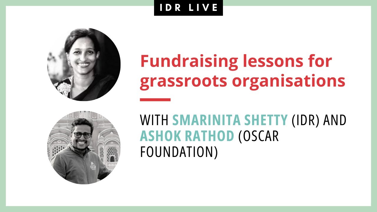 #IDRLive | Oscar Foundation's fundraising journey