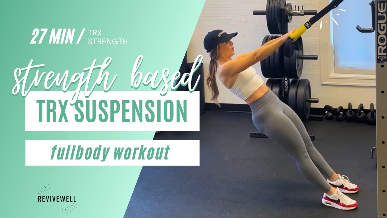 26 Min TRX Full Body Workout | TRX Suspension Training | REVIVEWELL TRAINING