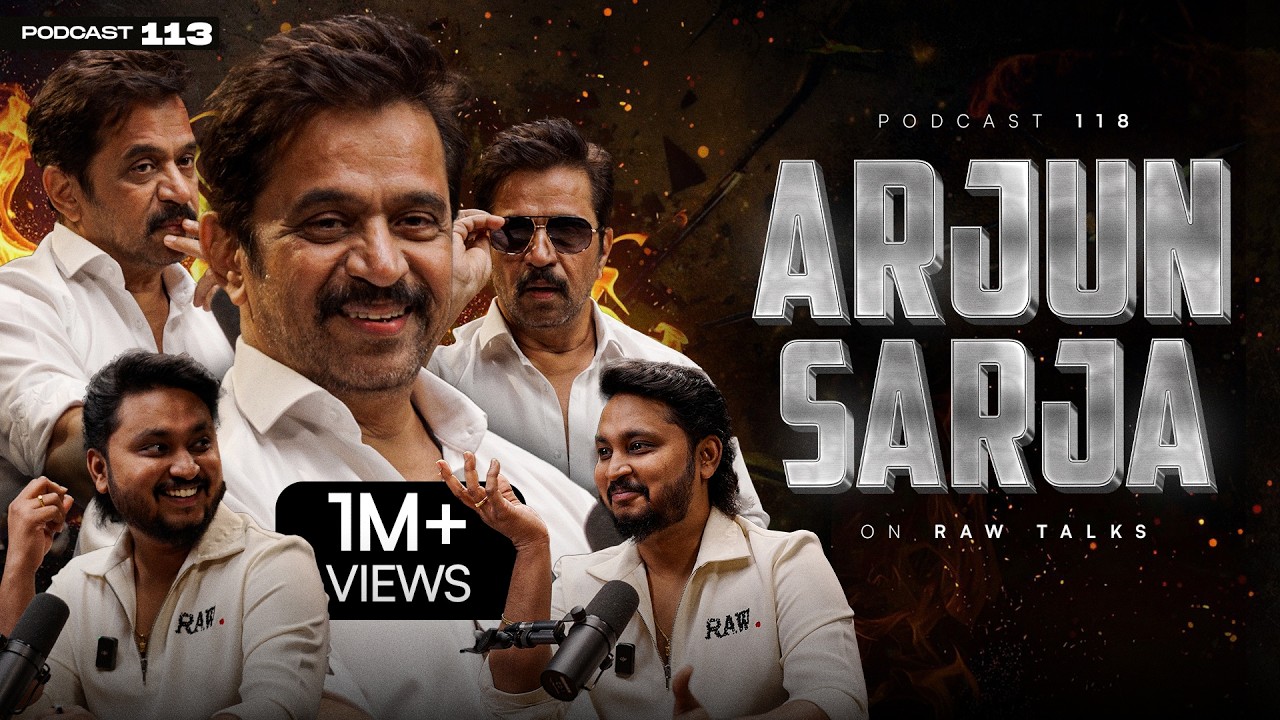 🔥🤩 HIS VIBE IN THIS EPISODE 👌🏻 | FT ARJUN SARJA GARU | Telugu Podcast | Raw Talks With VK | 