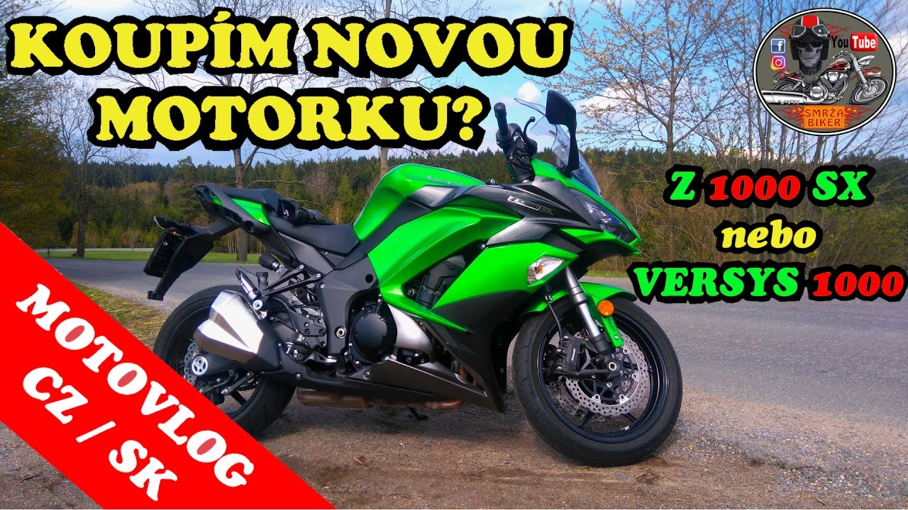 MOTOVLOG CZ/SK # 9 - Koupím novou motorku? (Z1000SX vs. Versys 1000)