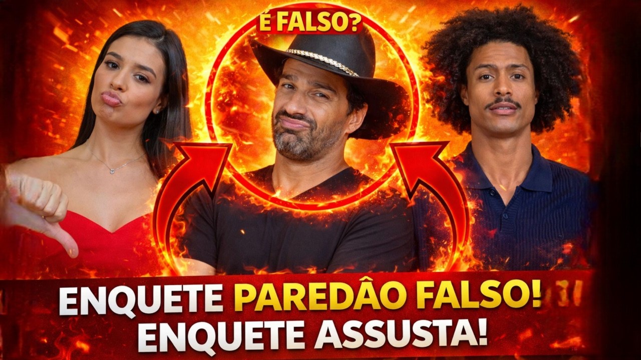 BBB 26: ÚLTIMA ENQUETE UOL ATUALIZADA JA MOSTRA QUEM SAIRÁ ENTRE COWBOY, BRENO E JORDANA