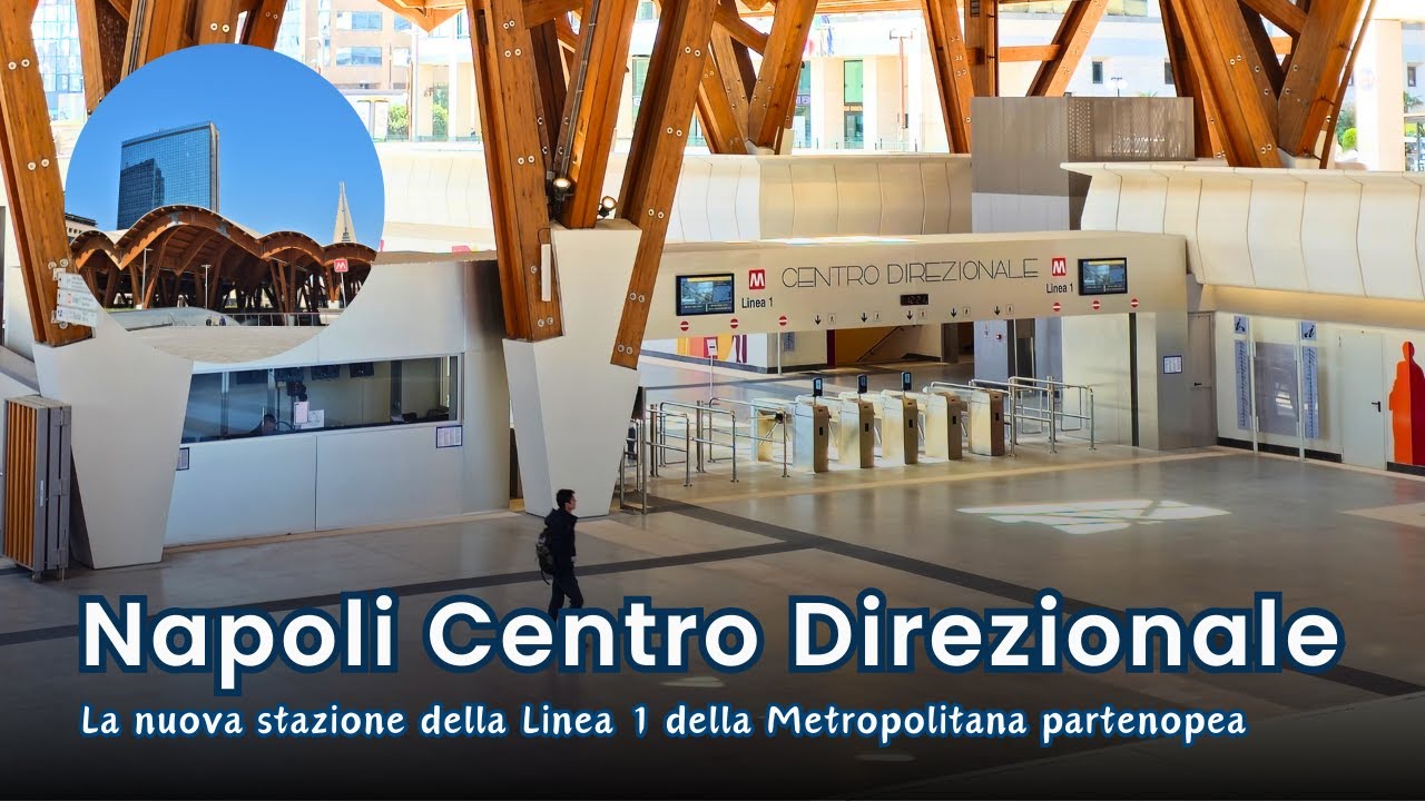 Napoli Centro Direzionale, la nuova stazione della linea 1 della metropolitana