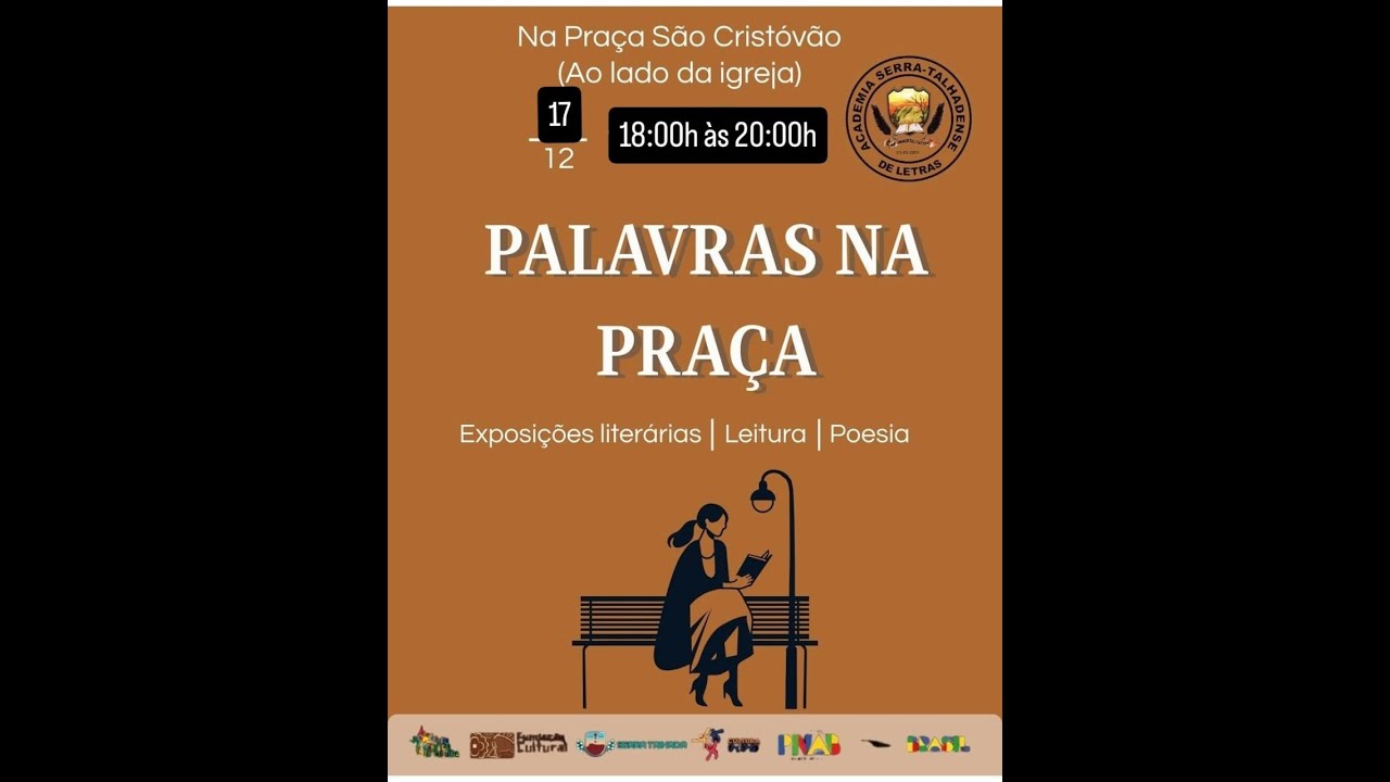 Palavras na Praça - Praça São Cristóvão - Serra Talhada - PE