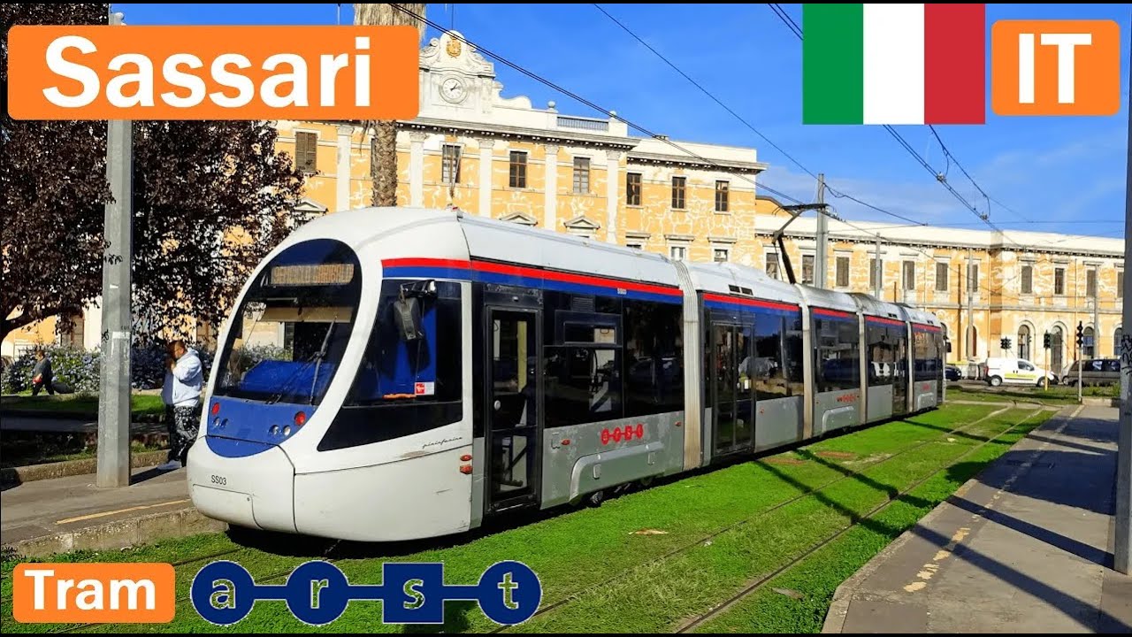 🇮🇹 SASSARI TRAMS 2025 | Rete tranviaria di Sassari【4K】