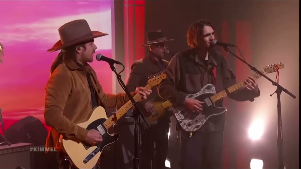 Bloody Mary Morning, Lukas and Micah Nelson, POTR, live on Jimmy Kimmel