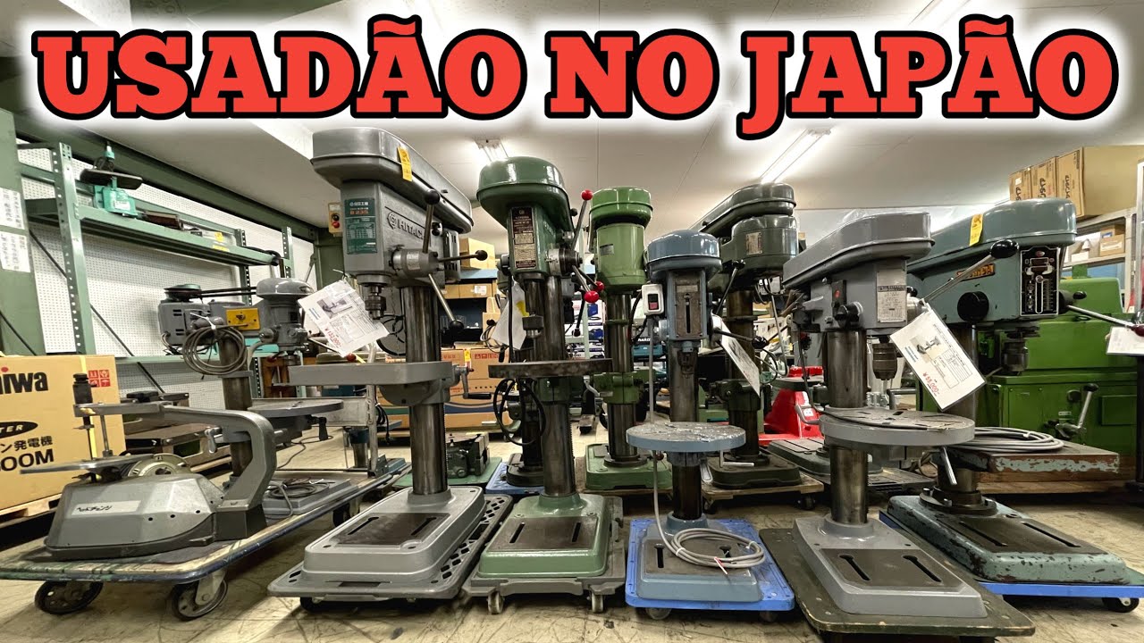 FERRAMENTAS e MÁQUINAS USADAS no JAPÃO USED ​​TOOLS AND MACHINES CAÇADA TOP POR @Zuza Oyama