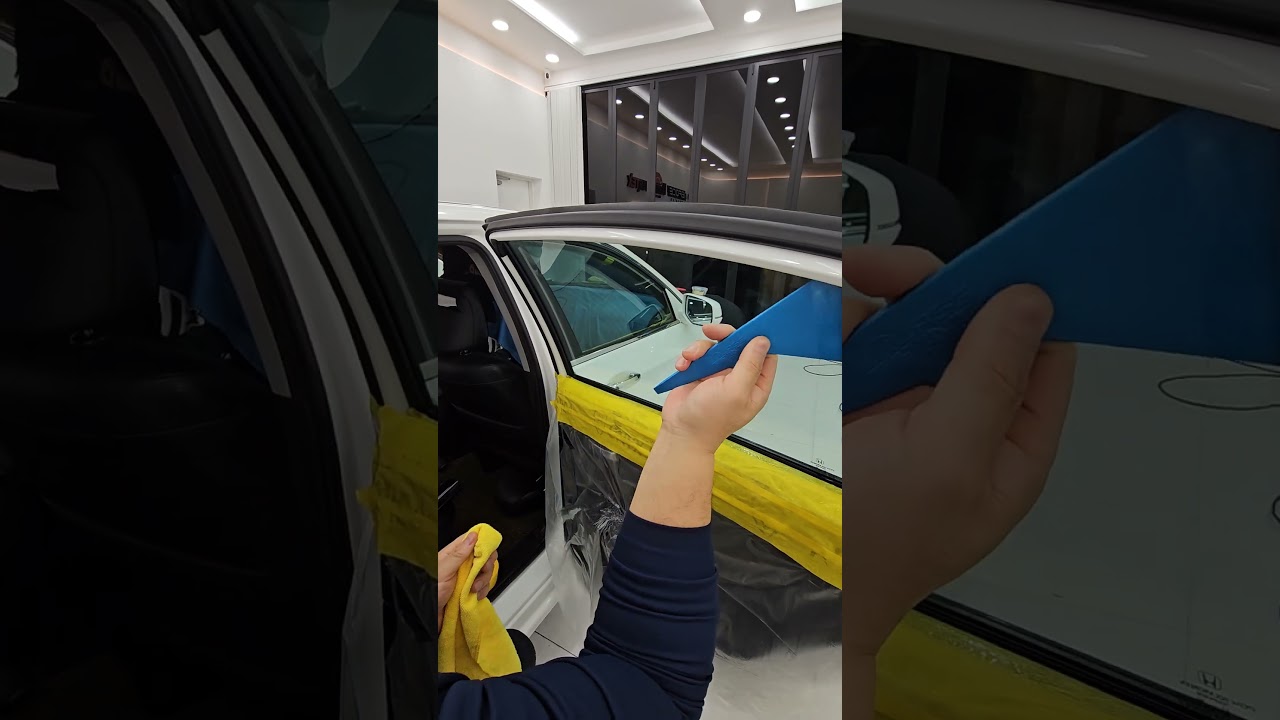 천안 아산 썬팅 잘하는곳 혼다 썬팅 시공 과정 오닉스코리아