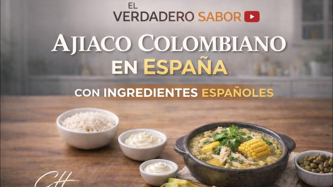 Ajiaco colombiano en españa