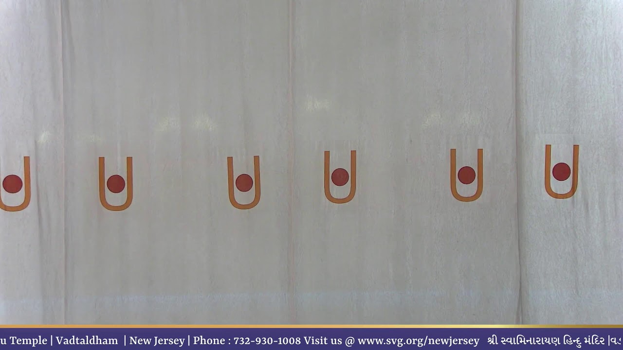 Shree Swaminarayan Hindu Temple - VadtalDham - New Jersey || SSAUSM | Live Darshan