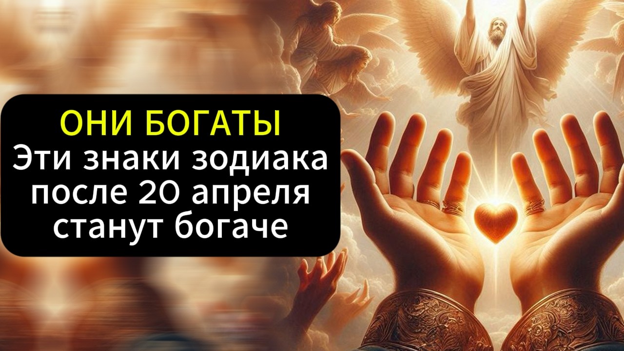 После 20 апреля 2025 года эти знаки зодиака станут богаче!