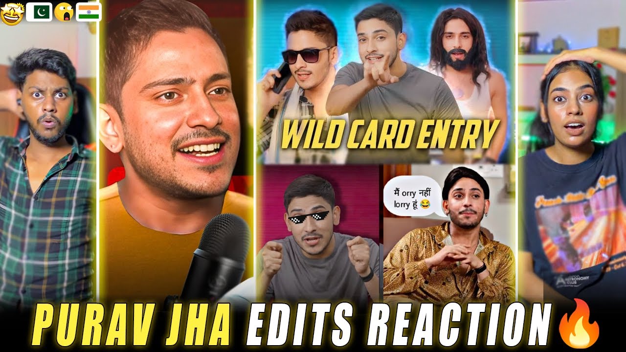 Purav Jha Attitude Edits Reacton 🔥 | Purav Jha vs Ijaz Khan 😱🔥