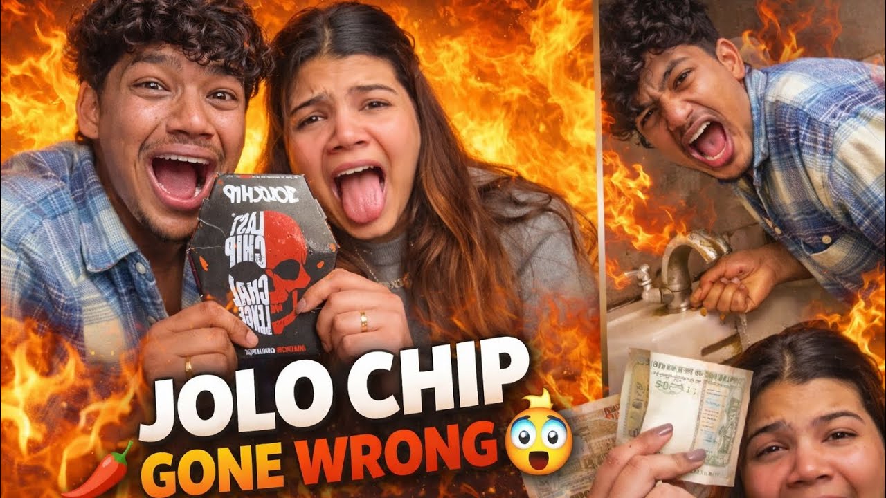 World’s Hottest Chip Challenge 🌶️ | Jolo Chip Reaction | Aditya Adhikari | Daily Vlog 