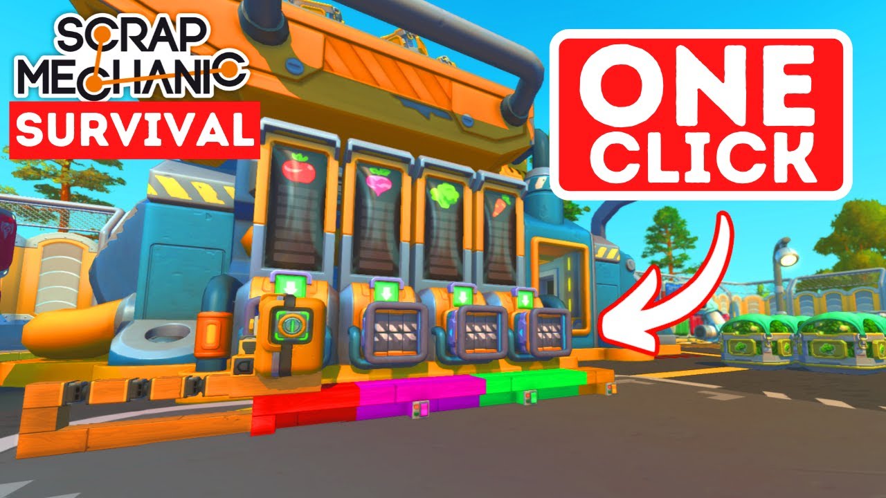 Scrap Mechanic: Automated Fruit and Vegetable Packing System