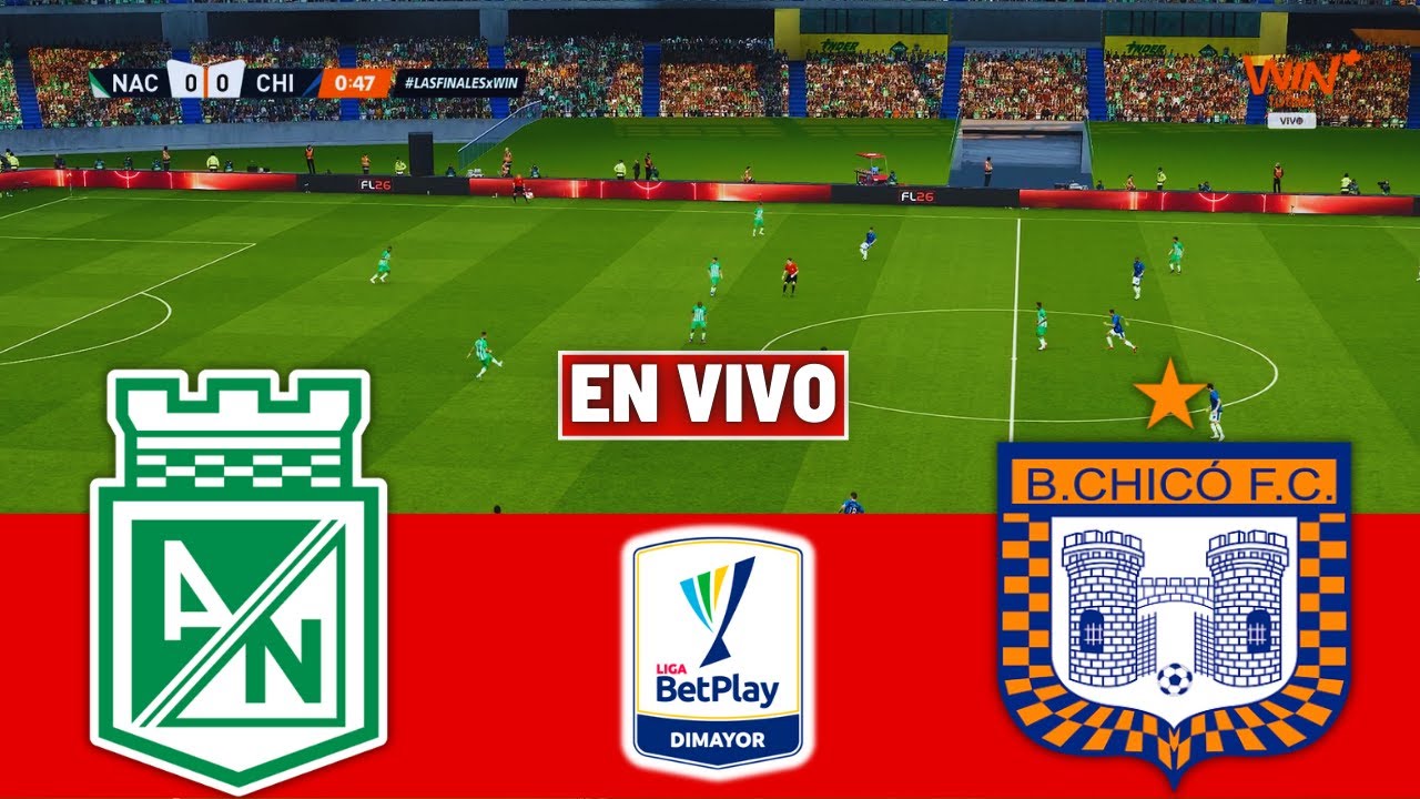🔴 ATLÉTICO NACIONAL vs BOYACÁ CHICÓ EN VIVO 🏆 LIGA DIMAYOR 2026 – RONDA 1 – Video Game Simulation