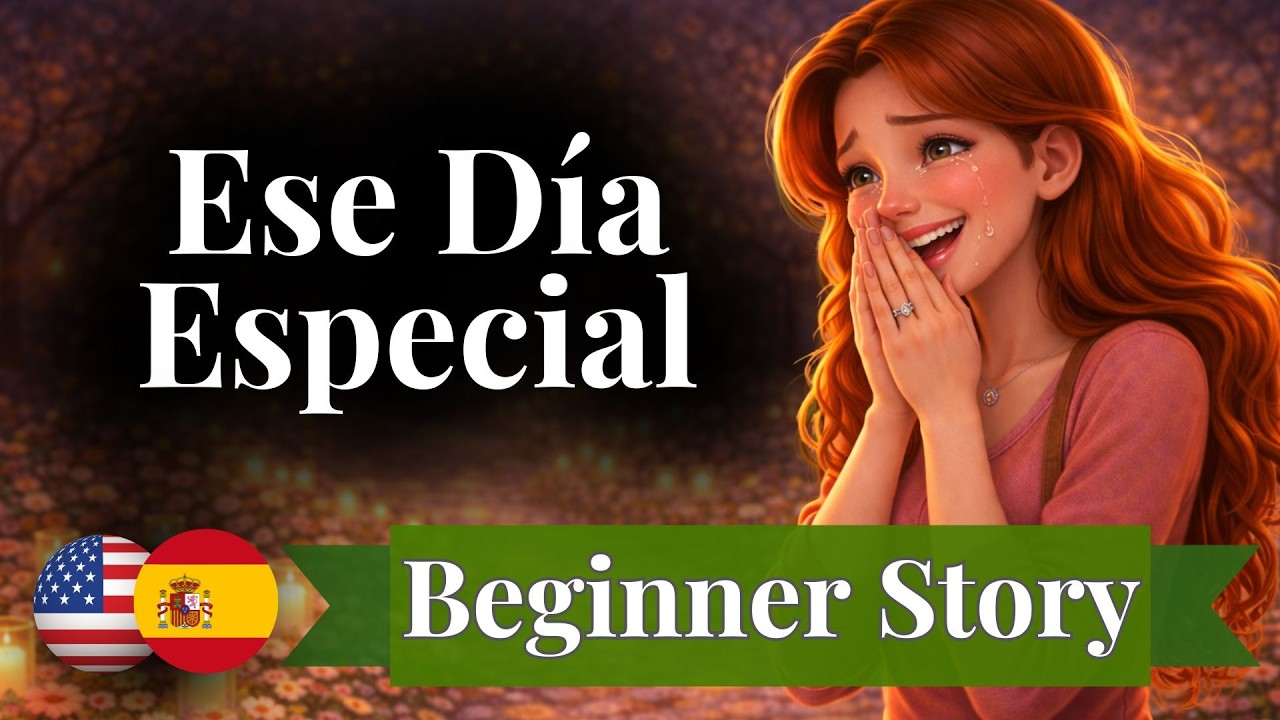 earn Spanish Through a Short Story (A1–A2) | A Valentine’s Day Proposal | Present Tense