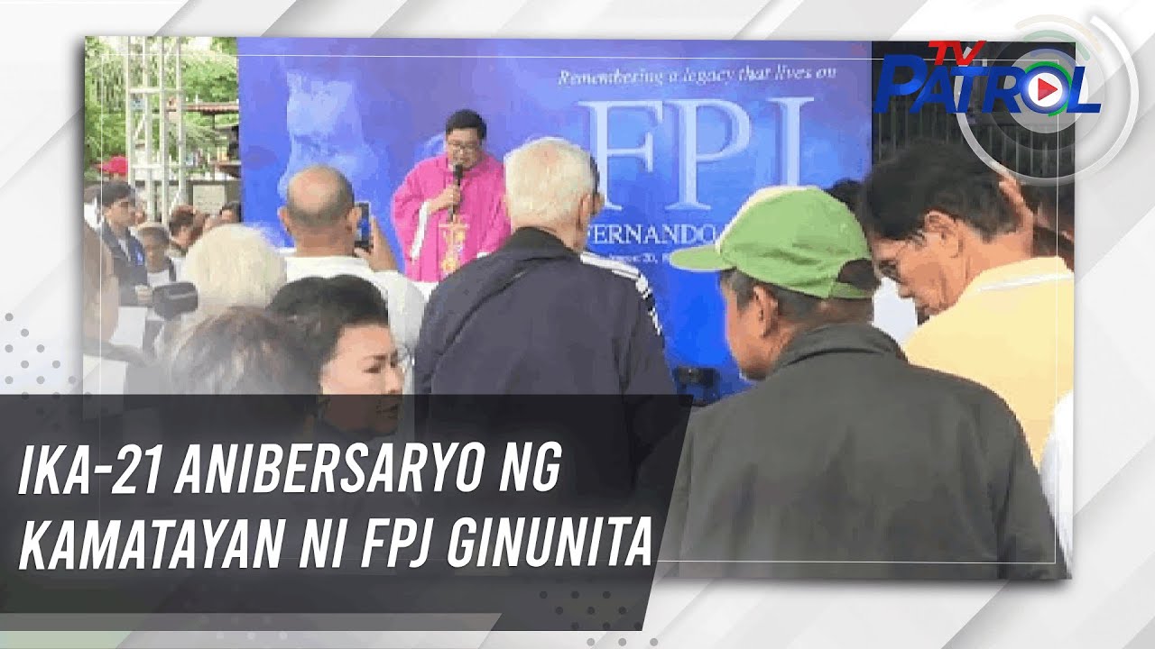 Ika-21 anibersaryo ng kamatayan ni FPJ ginunita | TV Patrol