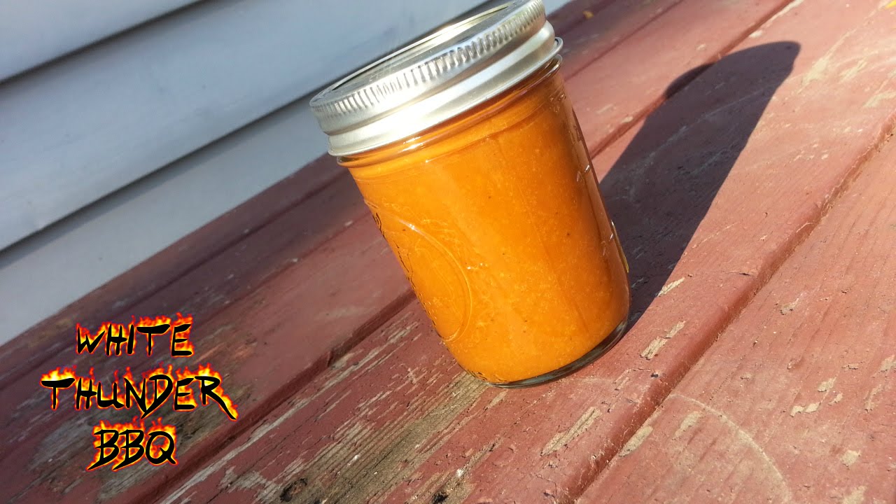 Candied Jalapeno Apple Barbecue Sauce Recipe - How to make a homemade BBQ sauce