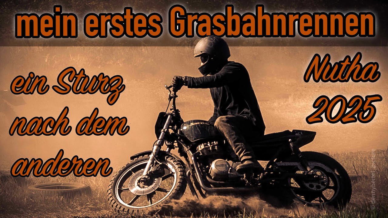Grasbahnrennen 2025 | ein Sturz nach dem anderen