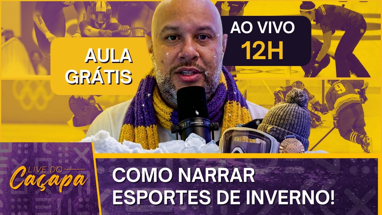 COMO NARRAR ESPORTES DE INVERNO I Live do Caçapa #70