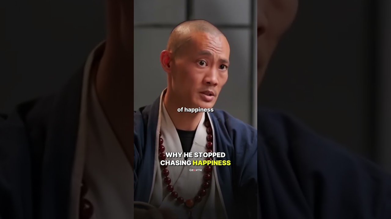 Why He Stopped Chasing HAPPINESS.