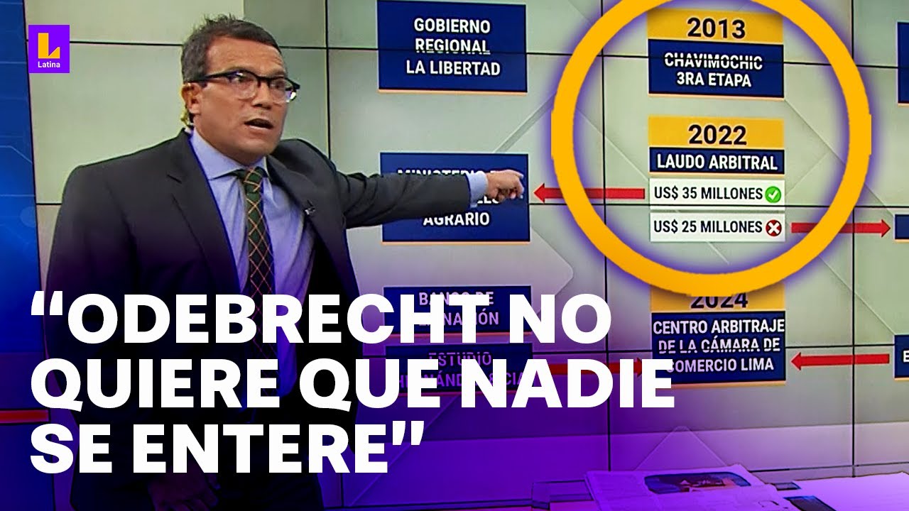 Odebrecht exige indemnización de US$ 25 millones al Estado peruano: "Es una sinvergüencería"