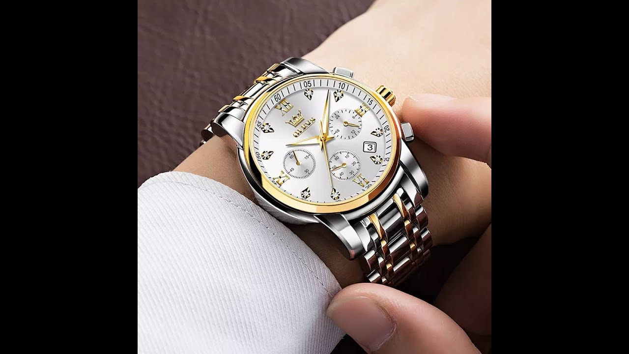 OLEVS 2858 White Dial Watch || Watch Style || Bangla Watch Tutorial ||
