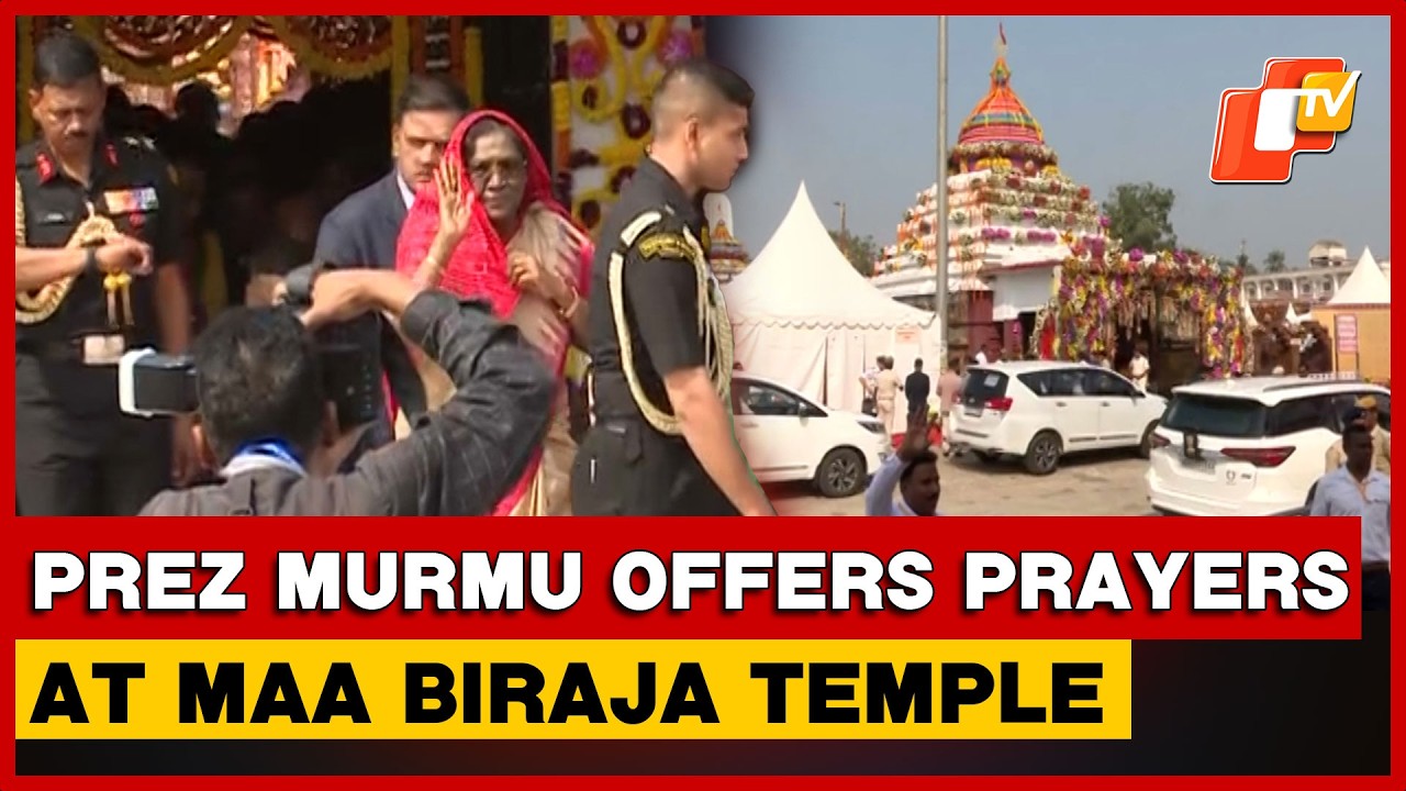 Prez Droupadi Murmu Offers Prayers At Maa Biraja Temple, Performs Pinda Daan At Nabhi Gaya | Odisha