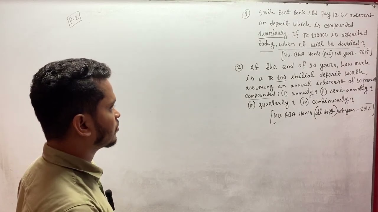 Time value of money || part-3 || principles of finance || honours 1st year & 2nd year