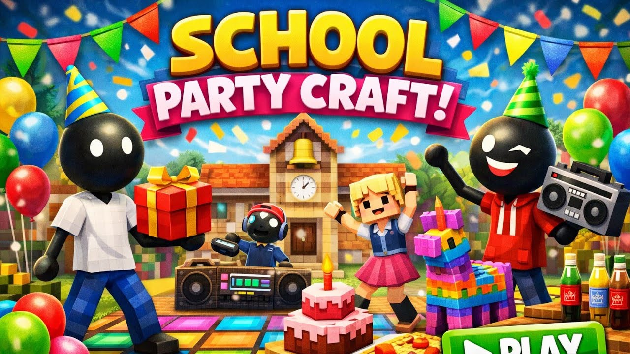 SCHOOL PARTY CRAFT' MULTIPLAYER 😱VS ONE PLAYER 