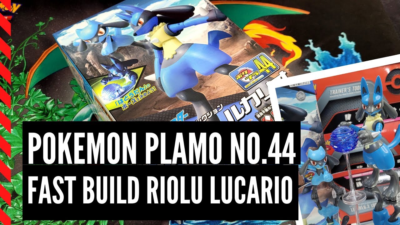 Pokemon Plamo Fast Build Ep#21 - Riolu & Lucario No.44