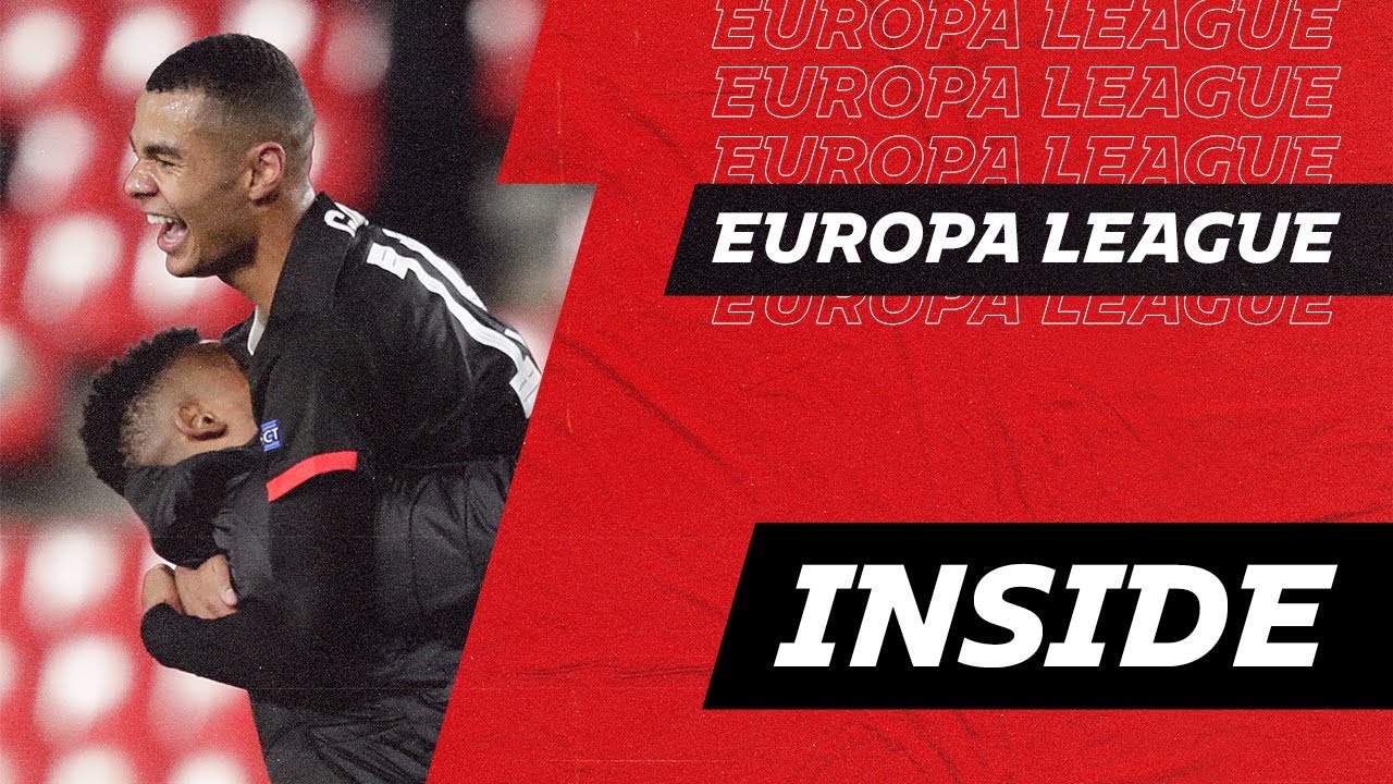 HIGHLIGHTS Granada - PSV 📽, DRESSING ROOM celebrations 🕺, coaching DUMFRIES 🗣| INSIDE EUROPA LEAGUE