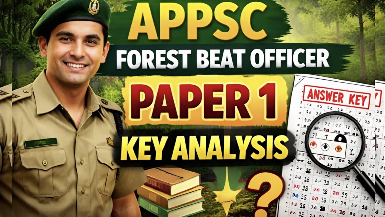 APPSC FBO MAINS PAPER 1 ANALYSIS || FBO MAINS KEY ANALYSIS ||
