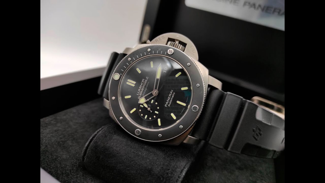 Обзор часов Panerai Luminor Submersible 1950 Amagnetic 3 Days Automatic Titanio 47 mm PAM00389