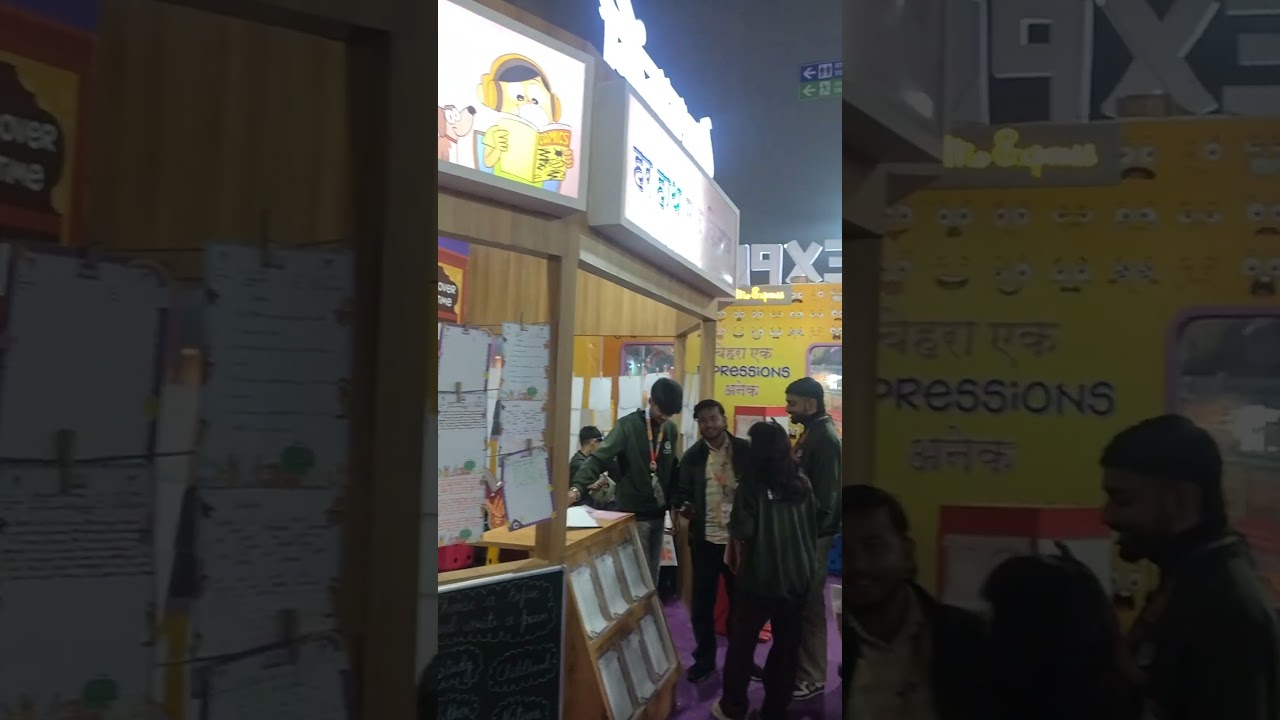 Book fair in hall 6 kids zone 