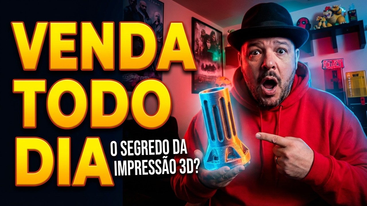 Venda todos os dias e domine o mercado de impressão 3D.