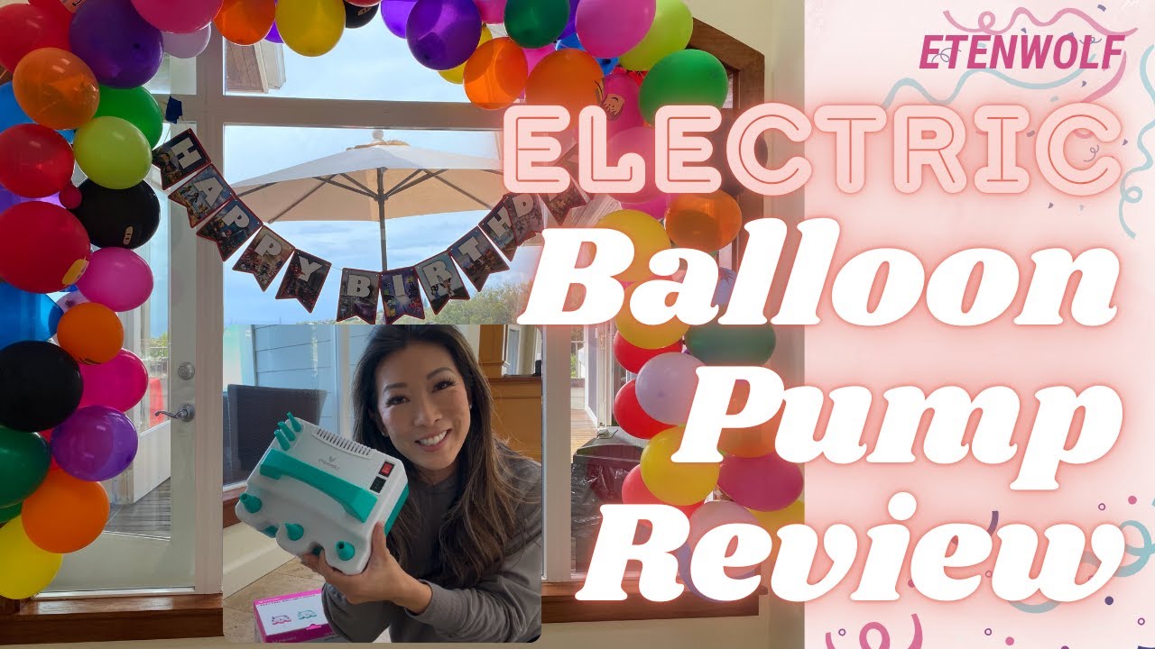 Etenwolf P600 Electric Balloon Pump Review!!! | From Amazon | Great For Balloon Arches!