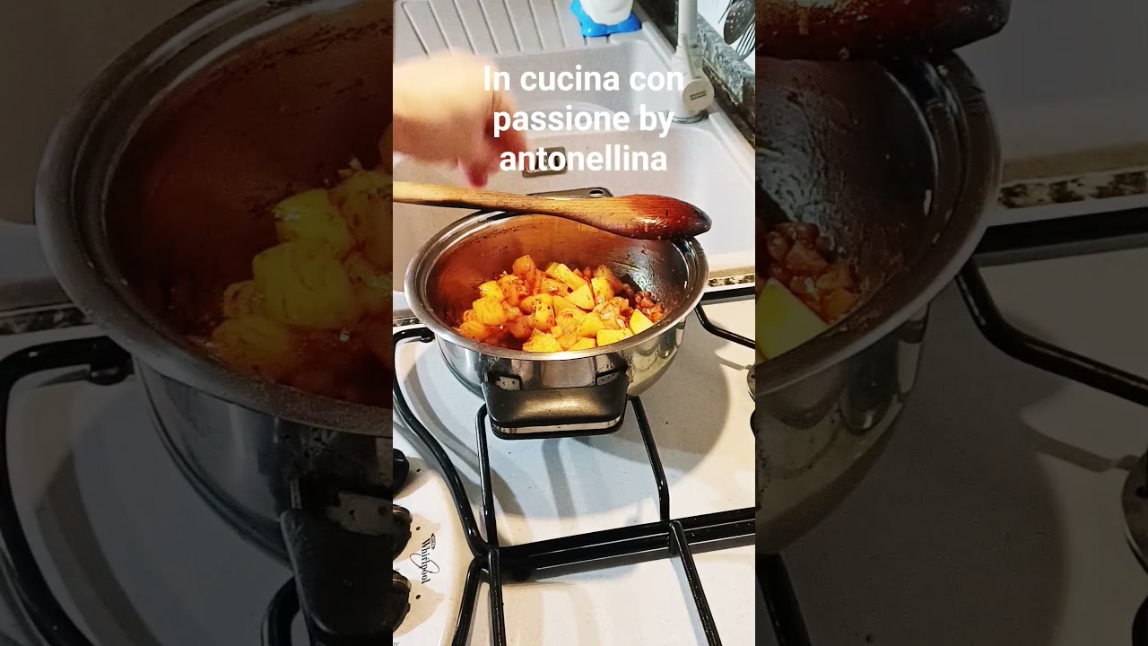 Pasta con patate aggrassate alla siciliana,  piatto povero, ma ricco di sapore, provatela!
