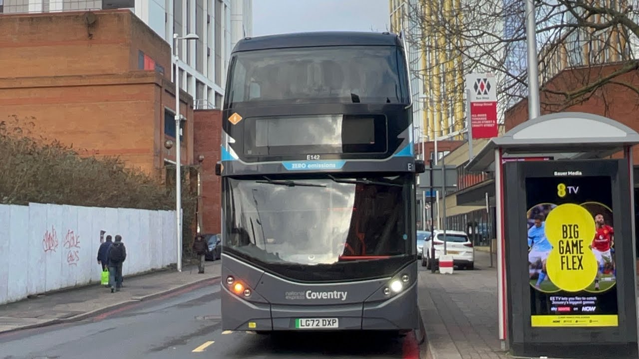 NX Coventry E142 (LG72 DXP) on service 20 to Coventry 