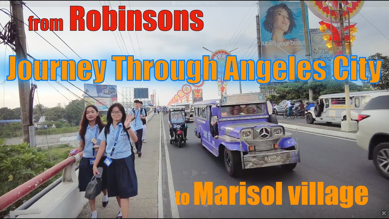 Journey Through Angeles City: Walking from Robinsons to Marisol Village!