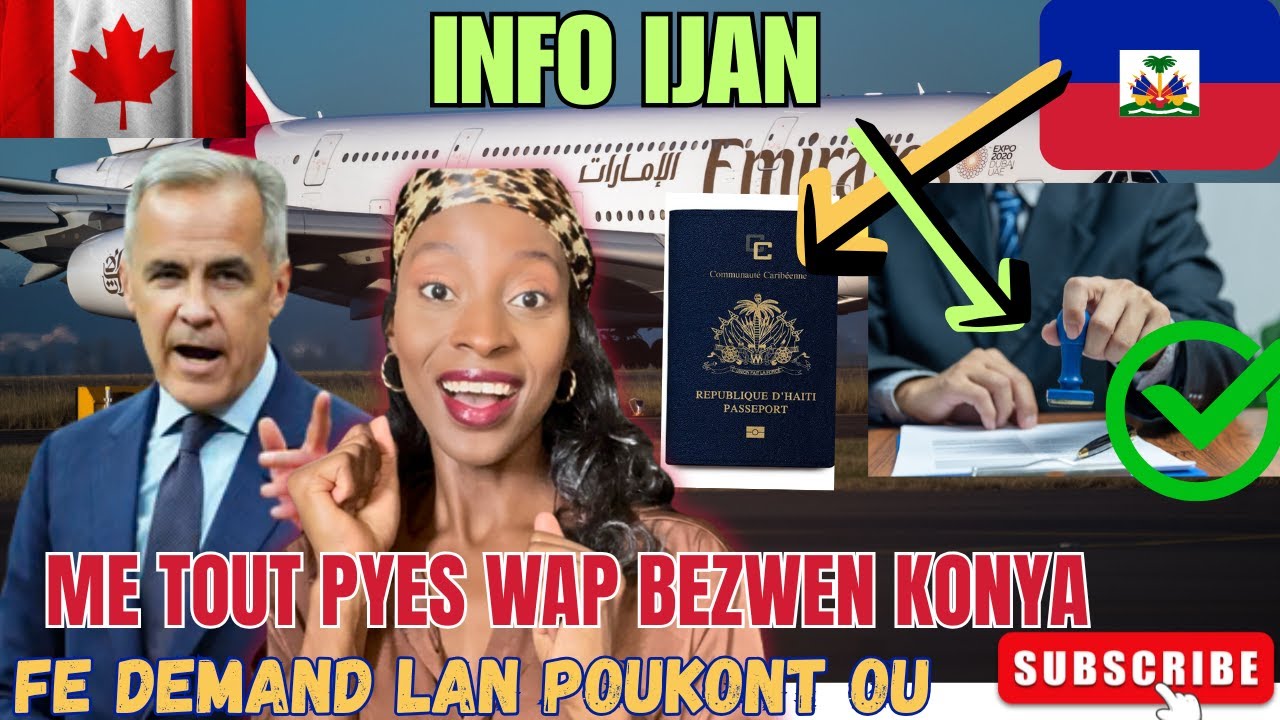 Nouvel Ijan🚨Me kijan pouw fe Demande visa✈️Pou kont ou pouw Antre 🇨🇦Canada 2026 Koup Mondyal la Suiv