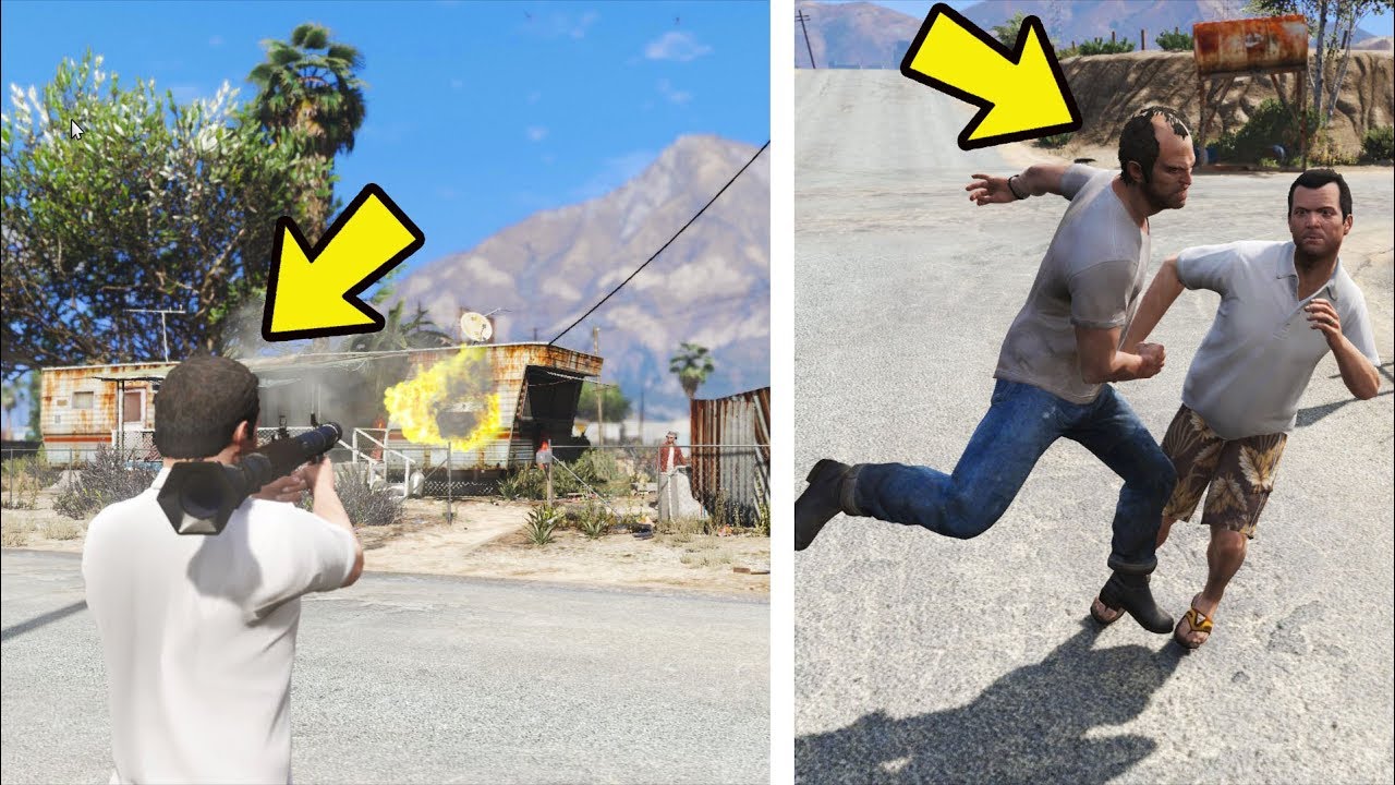 O que acontece se D3struir a casa do Trevor? GTA 5