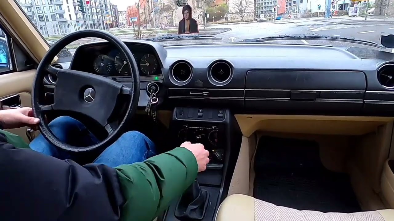 driving a 1981 diesel Mercedes in the city. Mercedes w123 200d