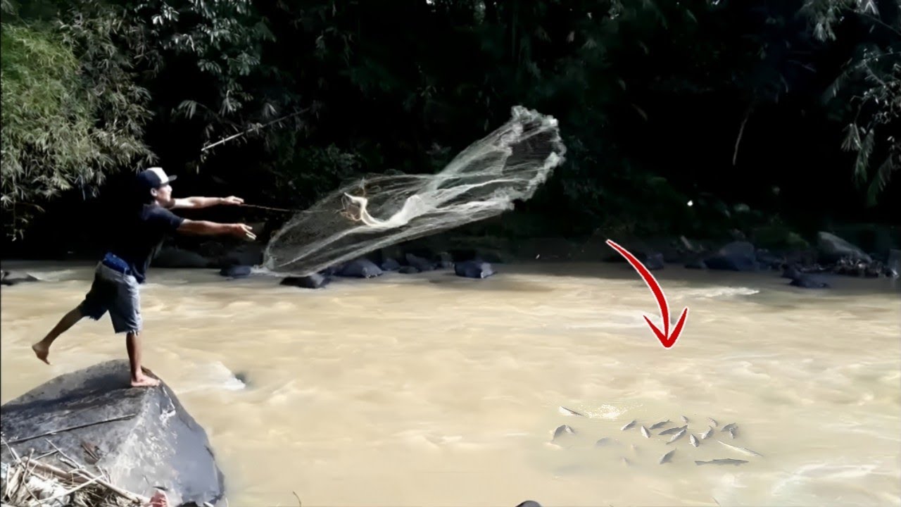 Spot Favorit!! Menjala Ikan Saat Air Keruh