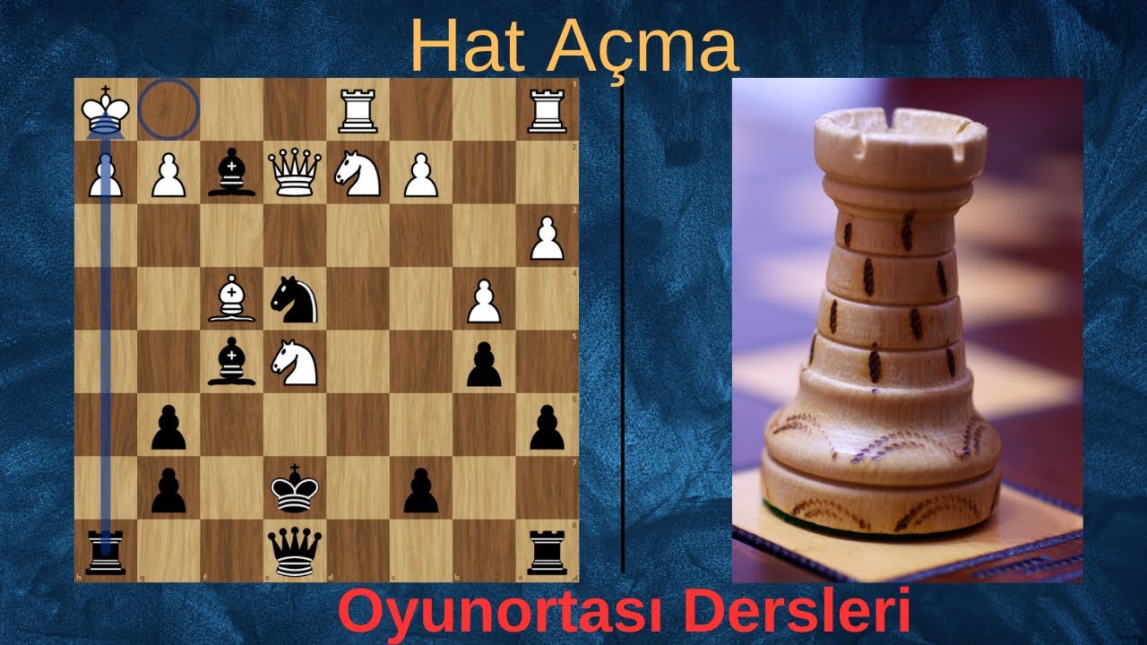 Satrançta Oyun Ortası Taktikleri - Hat Açma