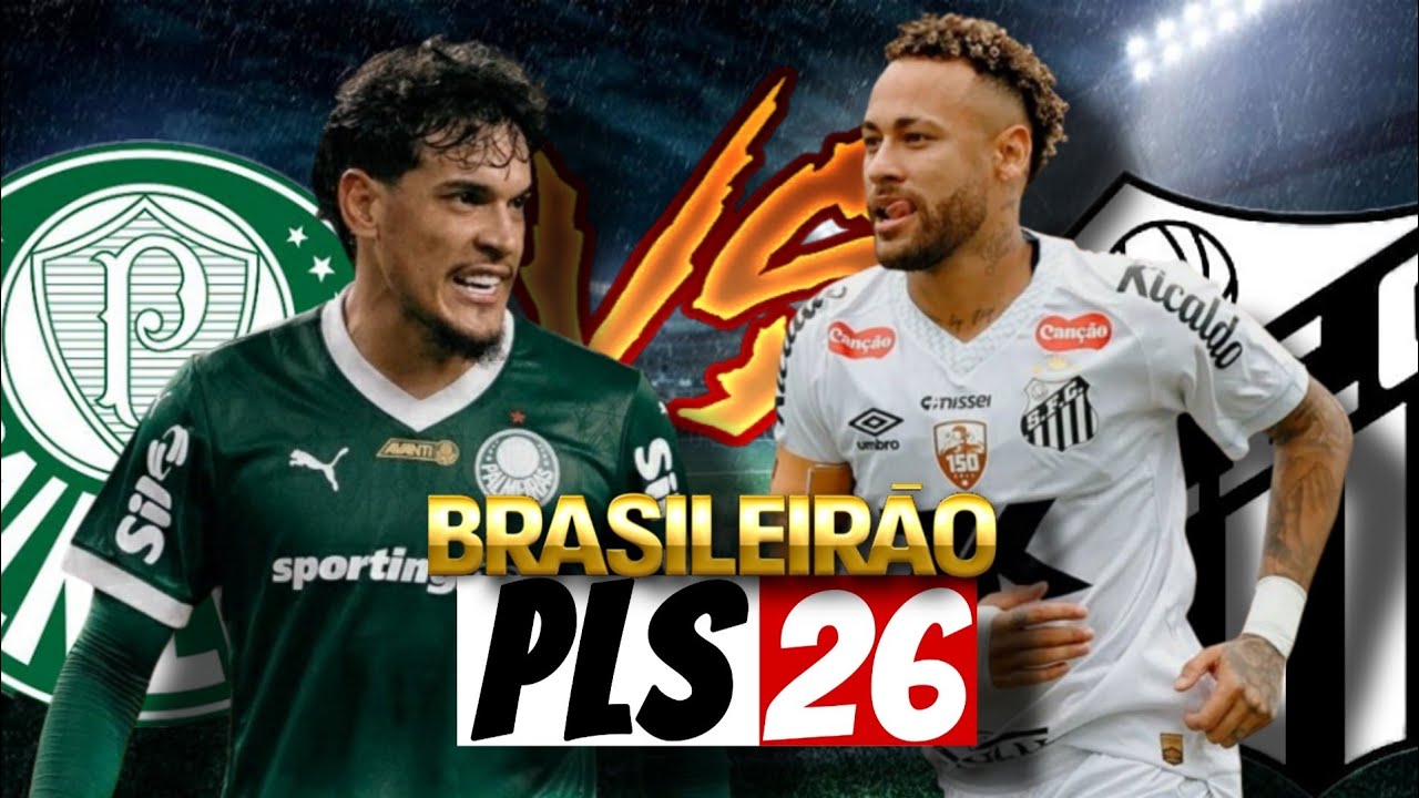 SANTOS X PALMEIRAS - PRO LEAGUE SOCCER 2026 MOD ATUALIZADO 