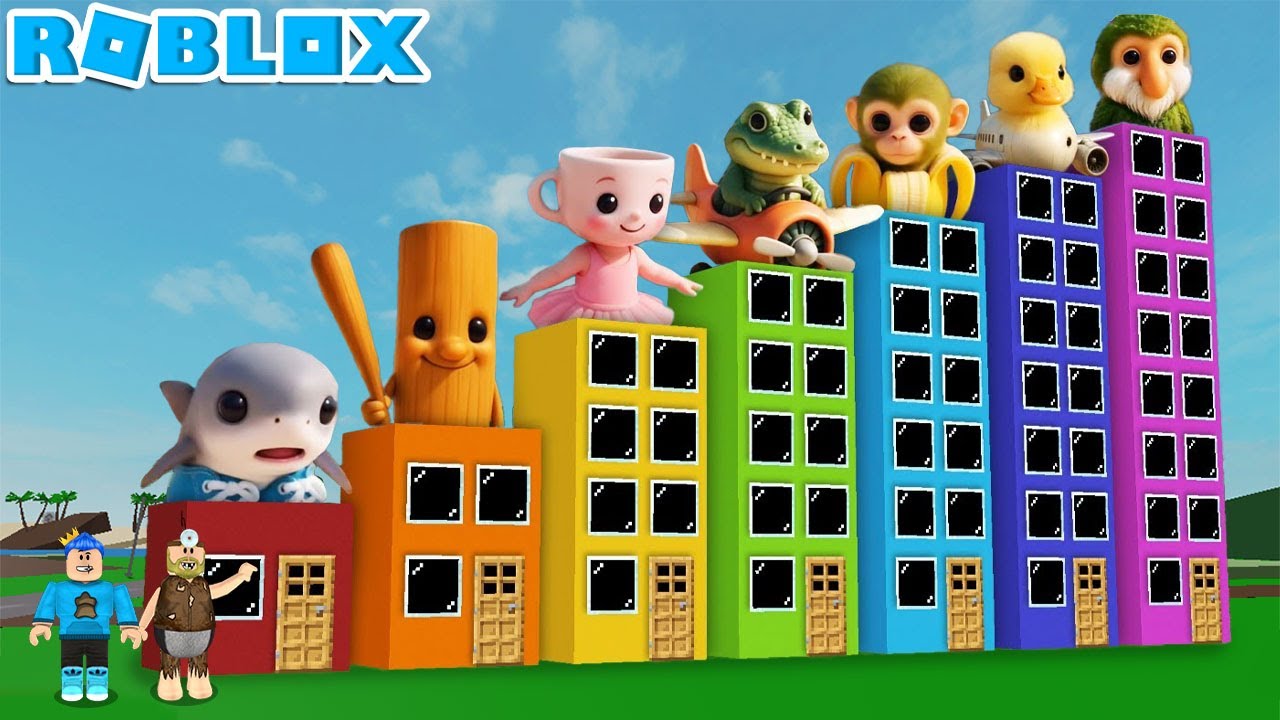 PANDU DAN PAK UNAT MASUK KEDALAM HOTEL BAYI BRAINROT ANOMALI PELANGI DI ROBLOX!!