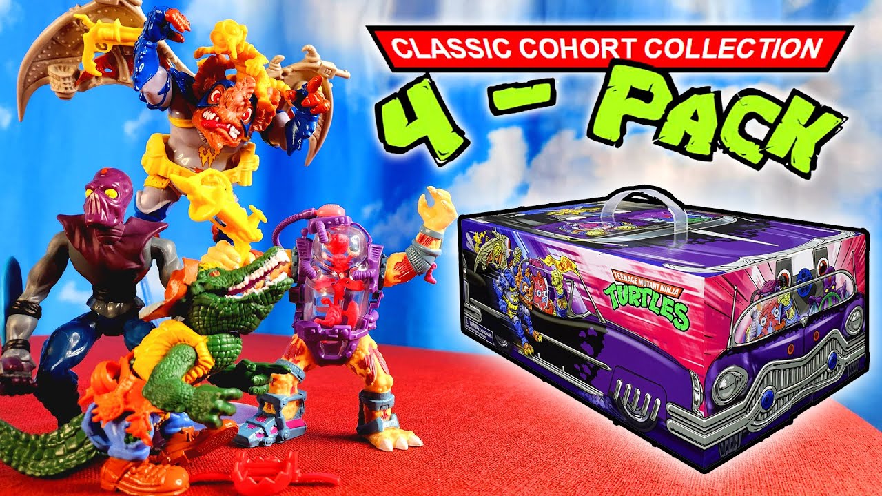 Classic Cohort 4-Pack Action Figure Review Teenage Mutant Ninja Turtles