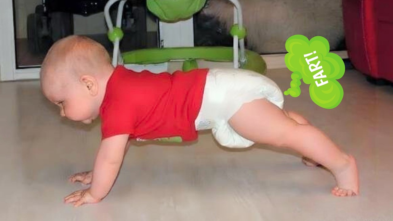Baby's Fart: Funniest Sound In The Whole World! 😂 Funny Baby Videos