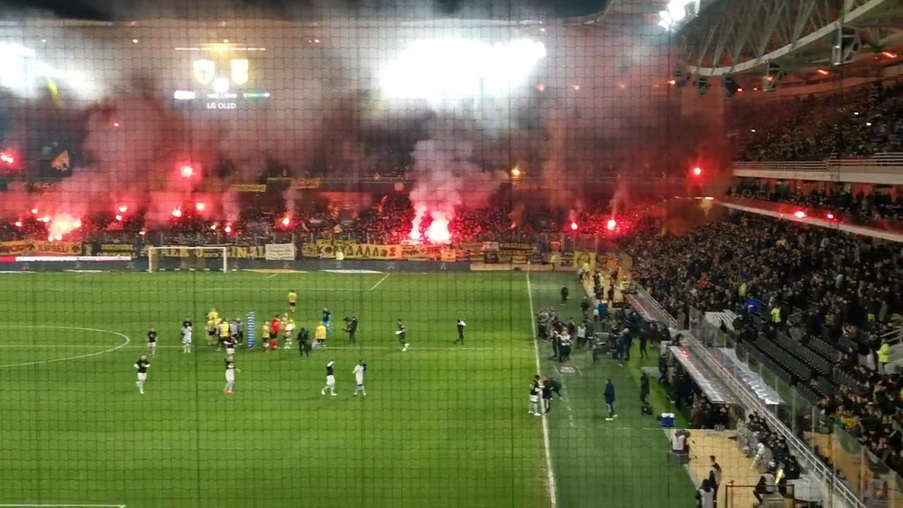 ΑΕΚ-ΑΡΗΣ 3-0 - ΕΙΣΟΔΟΣ ΟΜΑΔΩΝ - OPAP ARENA 29/01/2023