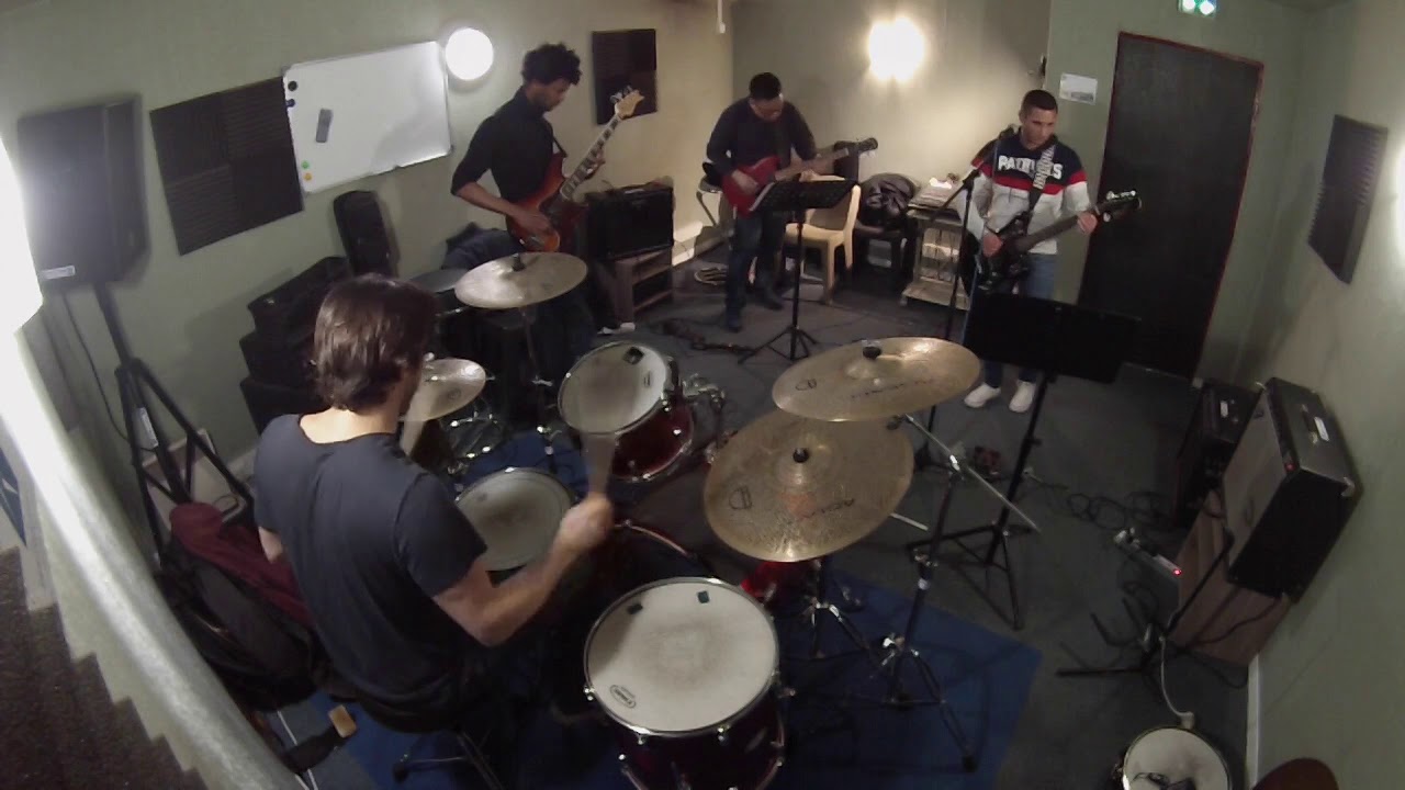Agean silent cymbals - rehearsal with real drums / heads